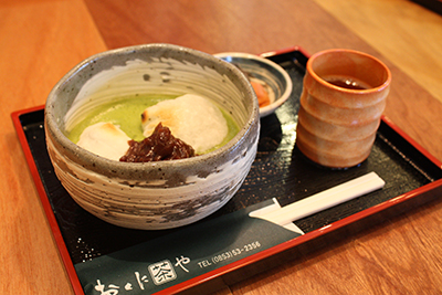 ぜんざい抹茶セット